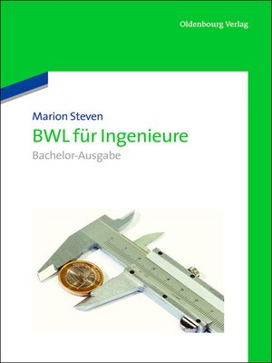 cover image of BWL für Ingenieure